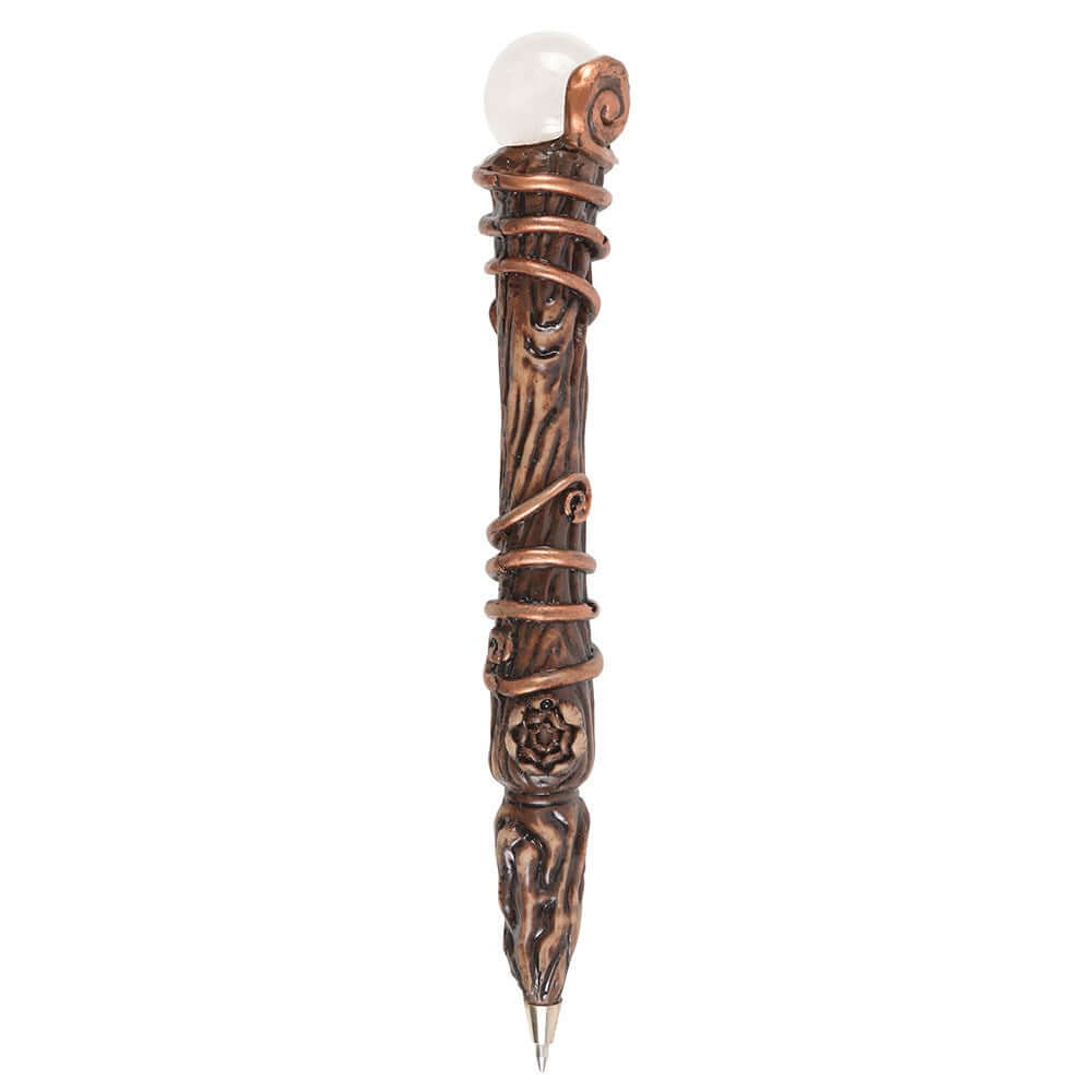 Gothic Gifts Energy Clearing Aura Quartz Crystal Wand Pen - Kate's Clothing