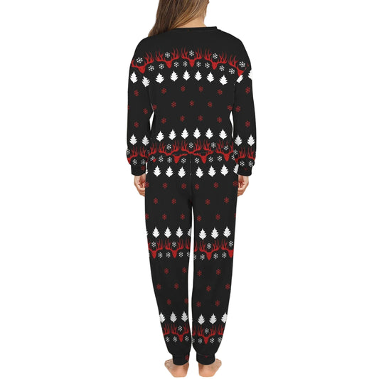 ANTIBrand Misfits Rack - Hail Santa Gothic Christmas Pyjama Set - S (UK 10)