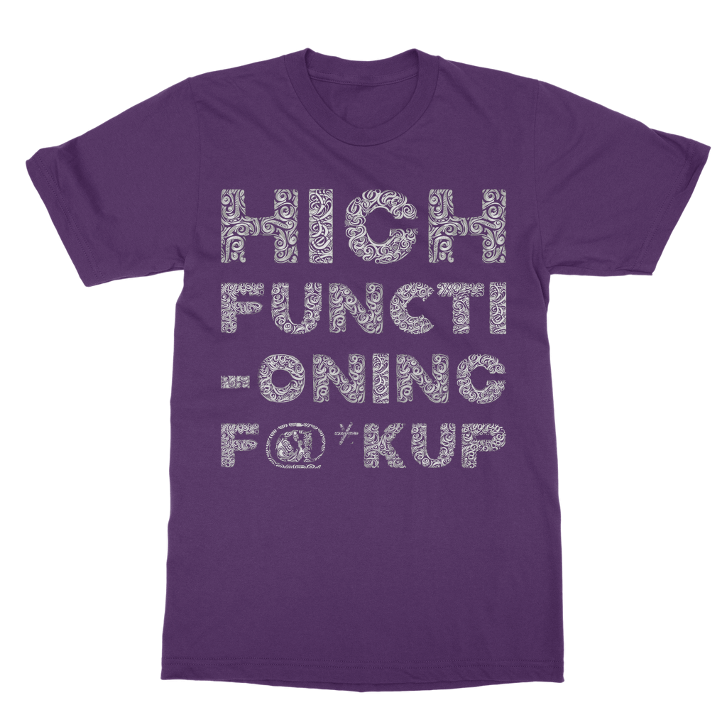 High Functioning Classic Heavy Cotton T-Shirt - Kate's Clothing
