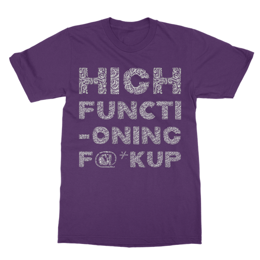 High Functioning Classic Heavy Cotton T-Shirt - Kate's Clothing
