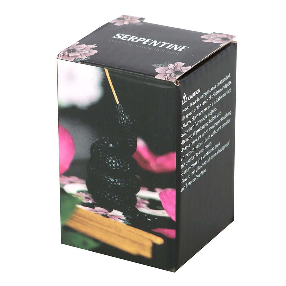Gothic Gifts Black Snake Incense Stick Holder - Kate's Clothing