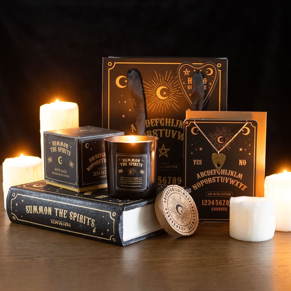 Gothic Gifts Black Talking Board Book Storage Box - Kate's Clothing