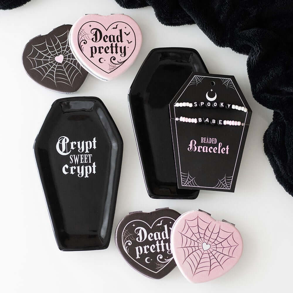 Gothic Gifts Black Coffin Trinket Tray - Kate's Clothing