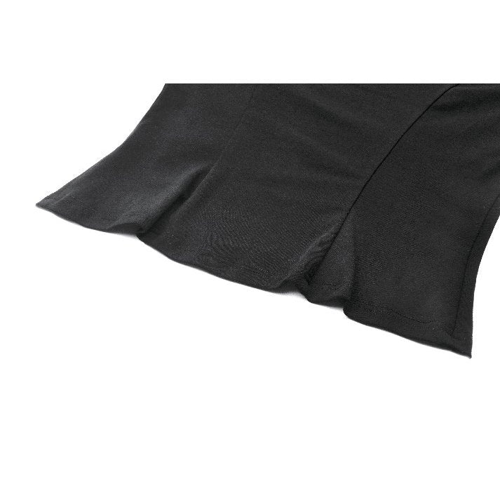 Dark in Love Seraphine Lace Off-Shoulder Goth Bodysuit in Black