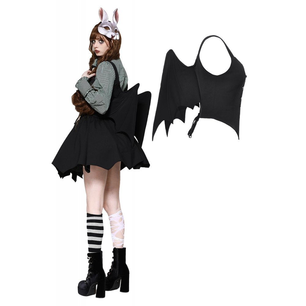 Dark in Love Vespertilio Vest with Bat Wings - Kate's Clothing