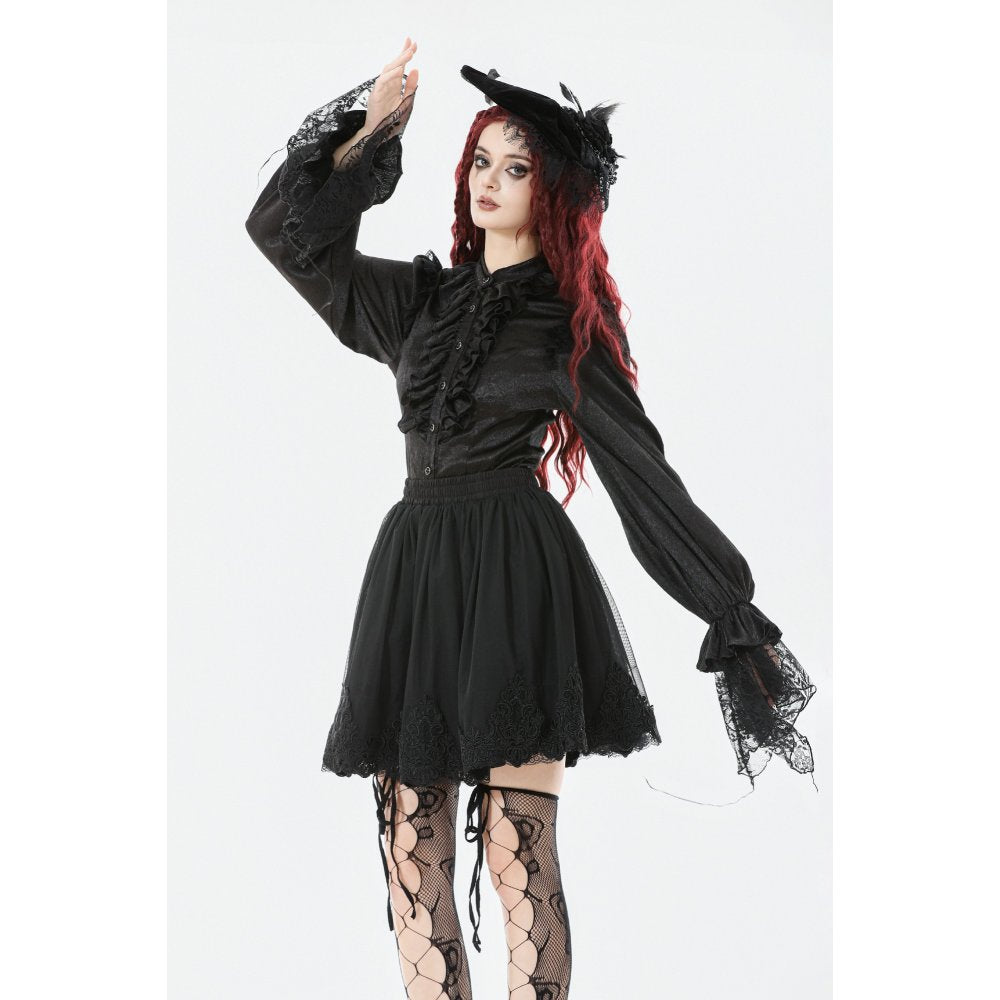 Bellatrix skirt styled with lace tights