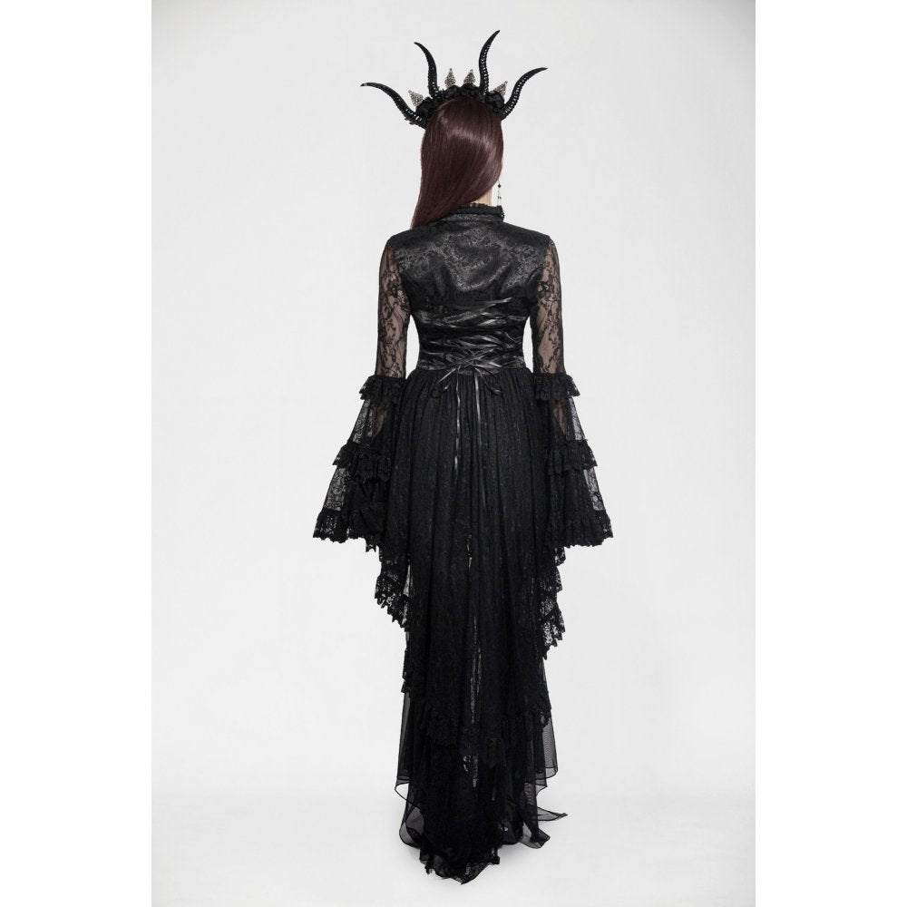 Dark in Love Odessa Gothic Classic Heart-Shaped Hollow-Out Tailcoat - Kate's Clothing