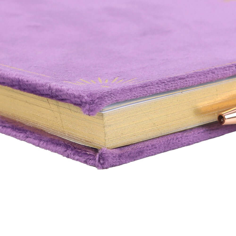 Gothic Gifts Journal with Book of Spells Print and Amethyst Crystal Pen - Kate's Clothing