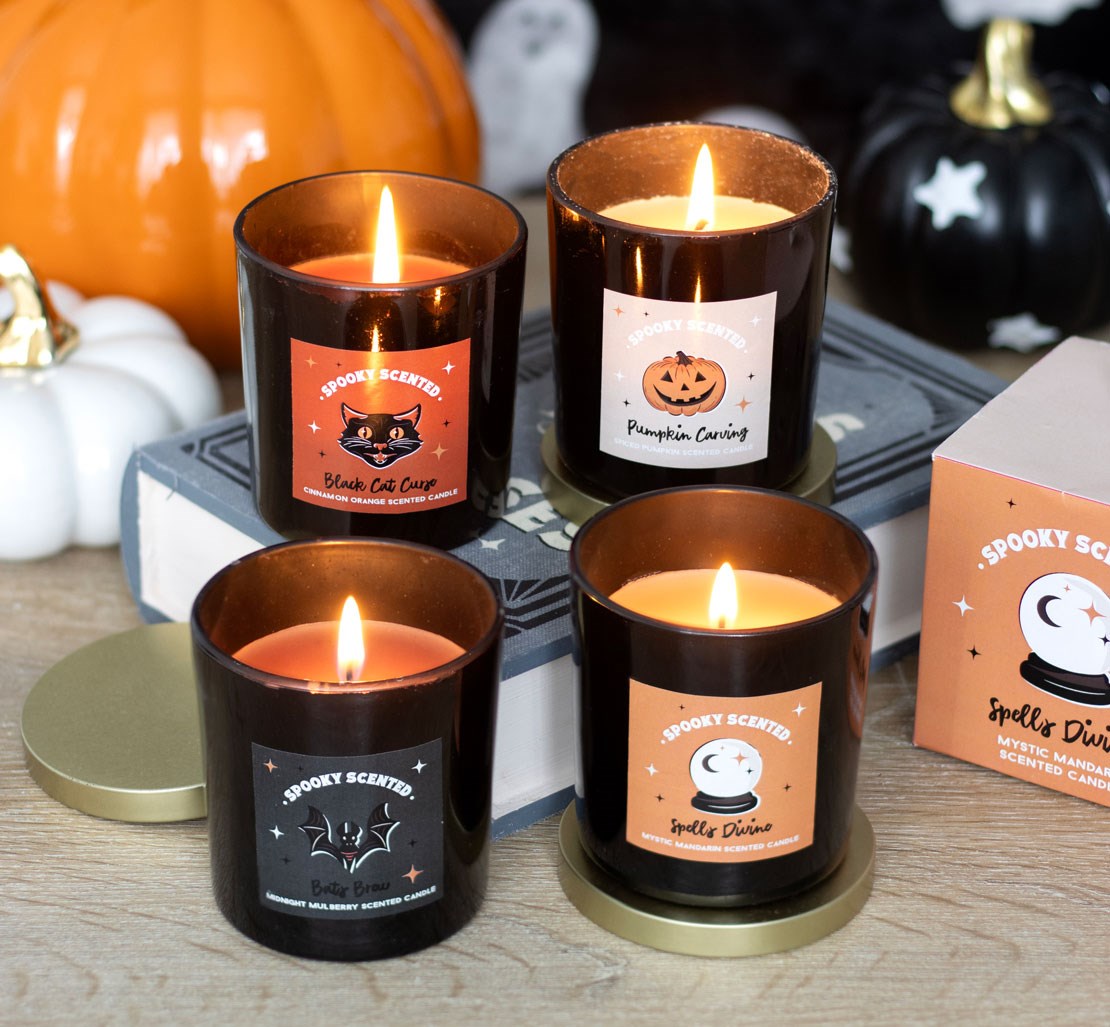 Gothic Gifts Bats Brew Midnight Mulberry Candle