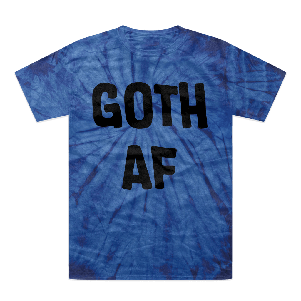 Goth AF Tonal Spider Tie-Dye T-Shirt - Kate's Clothing