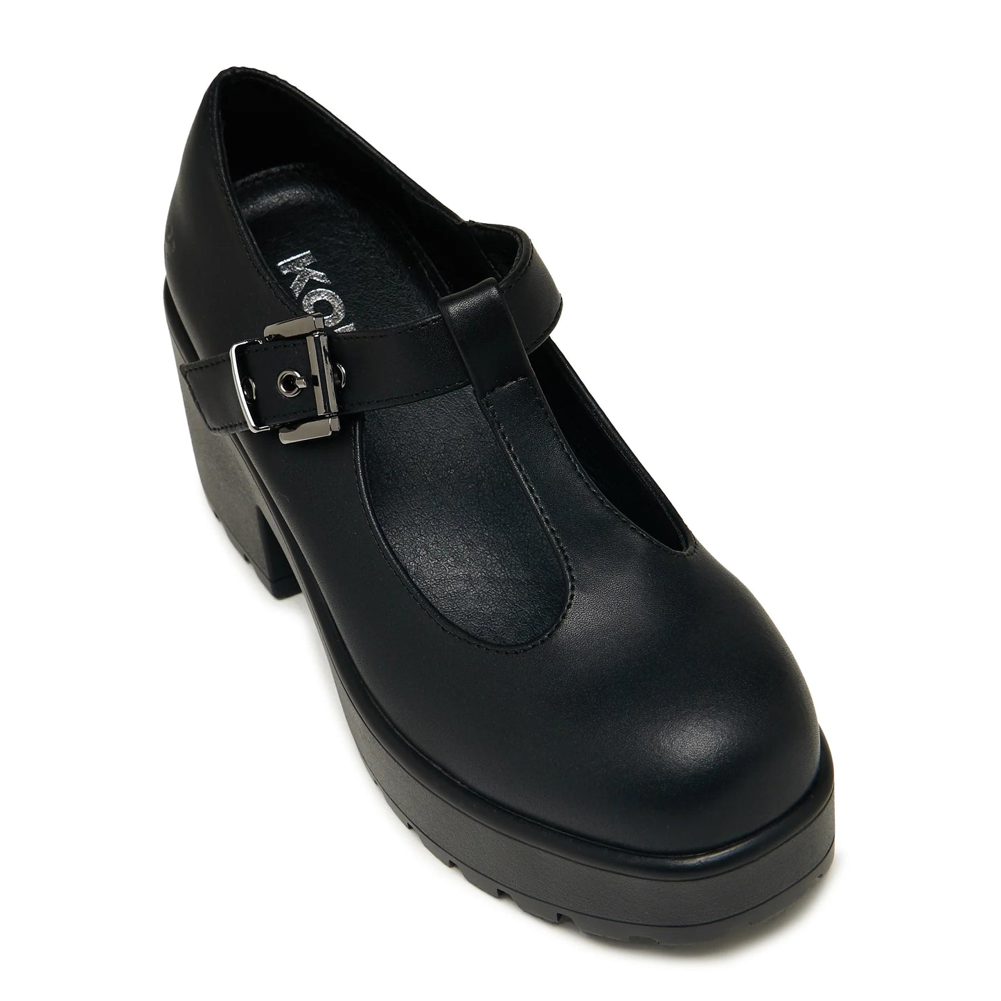 Koi SAI Black Mary Jane Shoes 'Faux Leather Edition'