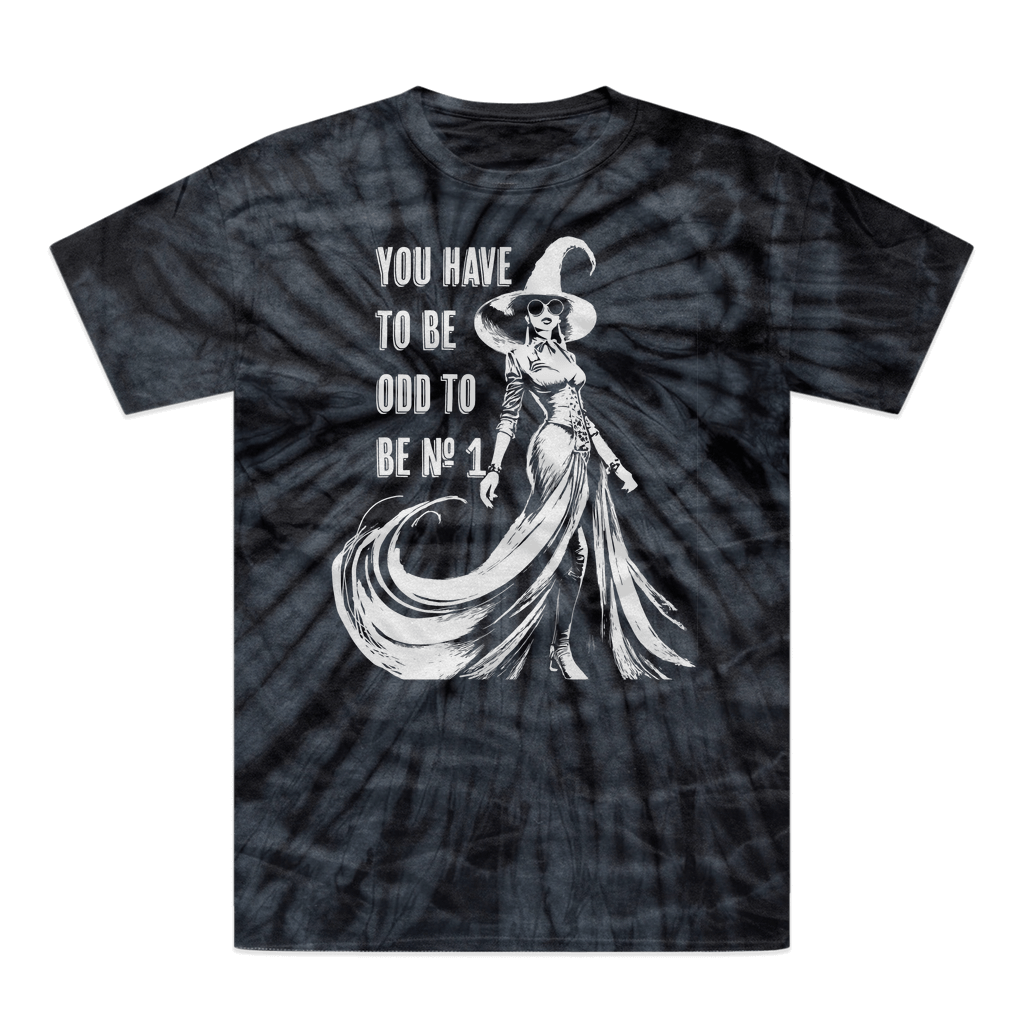 You Have to be Odd to be No. 1 Tonal Spider Tie-Dye T-Shirt - Kate's Clothing