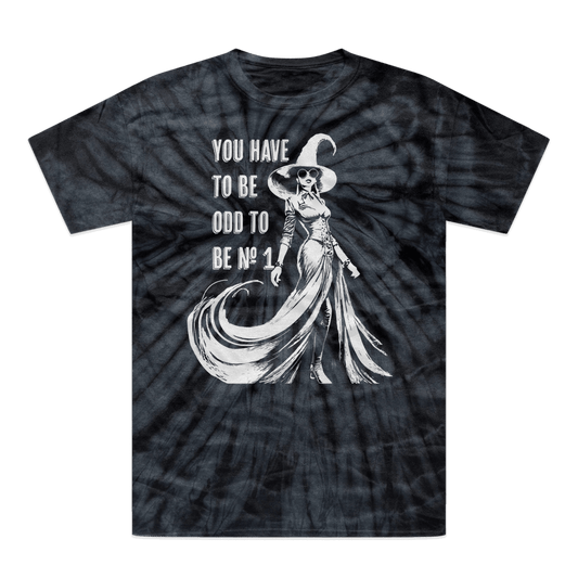You Have to be Odd to be No. 1 Tonal Spider Tie-Dye T-Shirt - Kate's Clothing