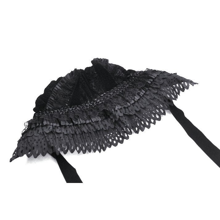Dark in Love Fia Velvet Bonnet with Cat Ears - Kate's Clothing