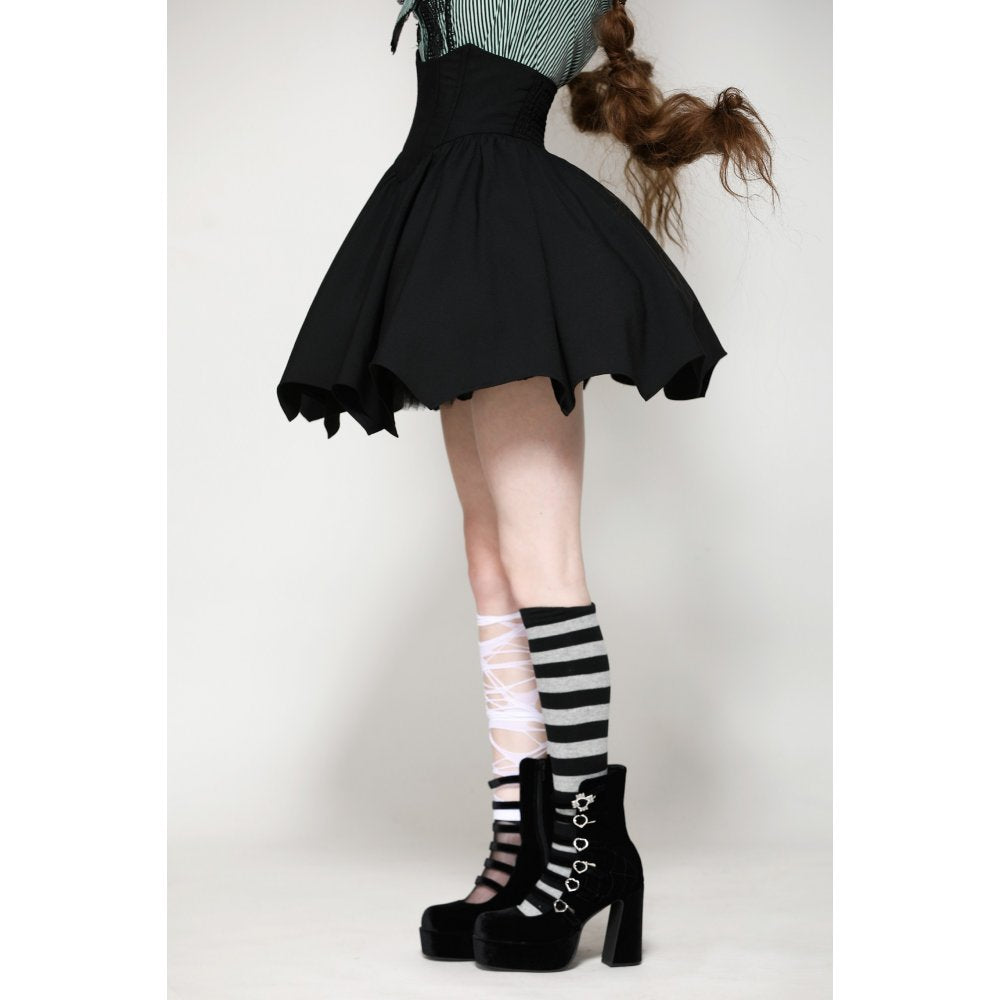 Dark in Love Keziah High Waisted Skirt - Kate's Clothing