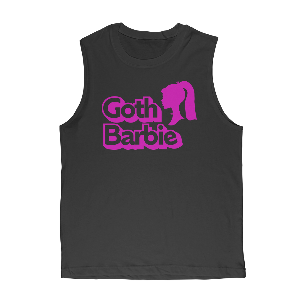 ANTIBrandGoth Barbie Pink Classic Muscle Top