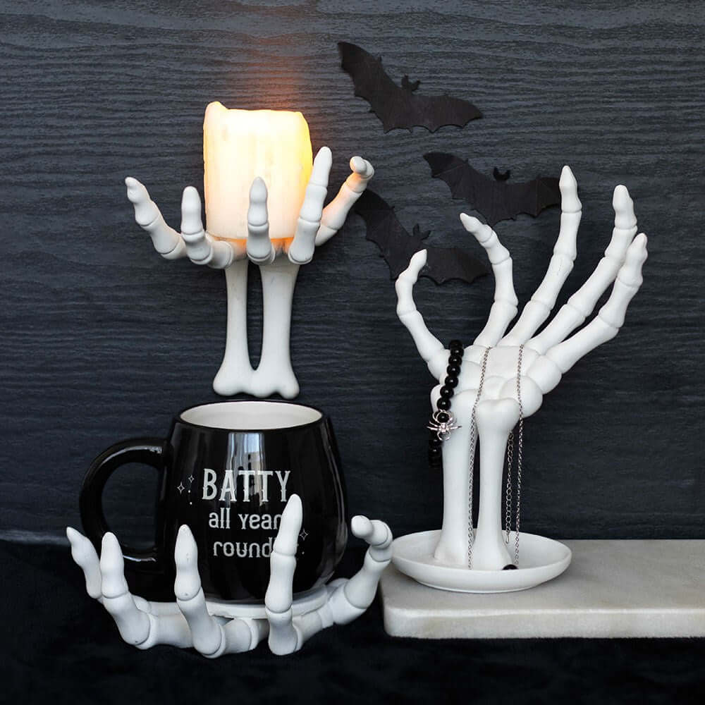 Gothic Gifts Batty All Year Round Rounded Peekaboo Mug - Kate's Clothing