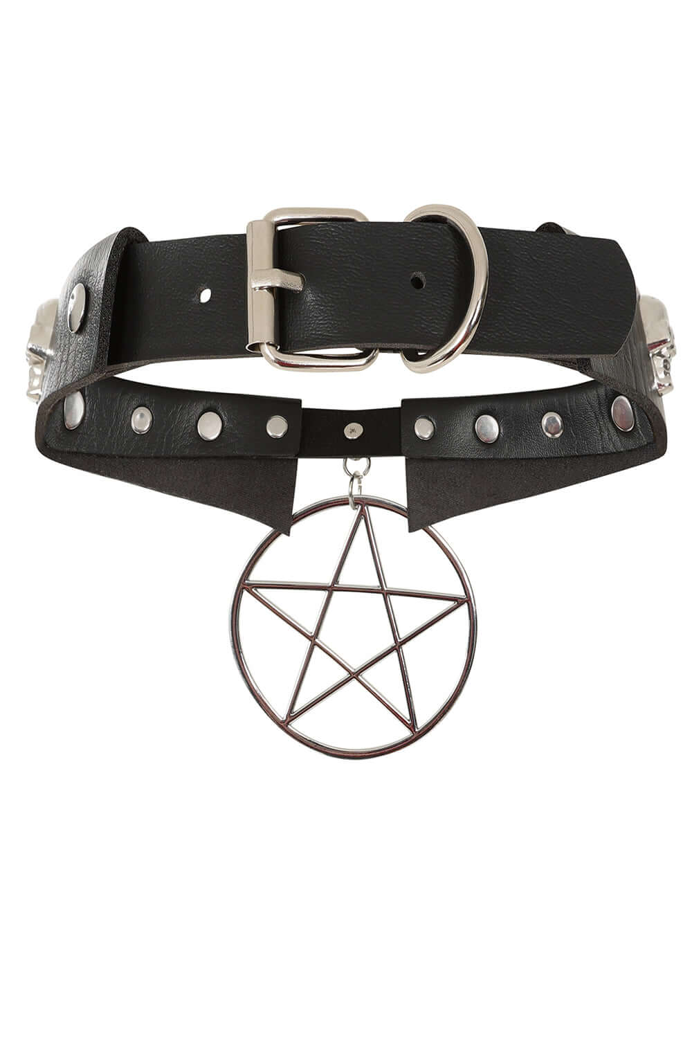 Banned Apparel Restrict Pentagram Chocker - Kate's Clothing