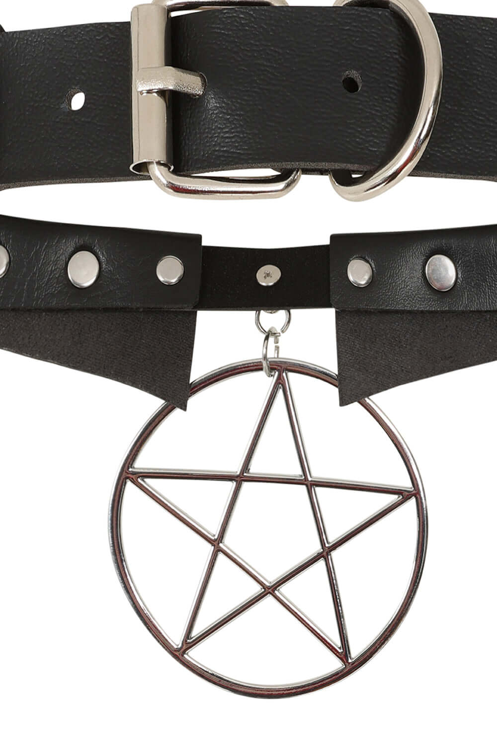 Banned Apparel Restrict Pentagram Chocker - Kate's Clothing
