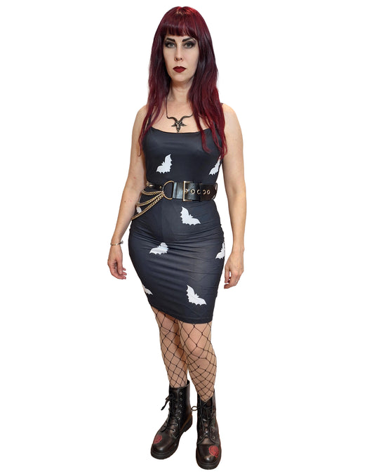 ANTIBrand Bats on Repeat Bodycon Dress