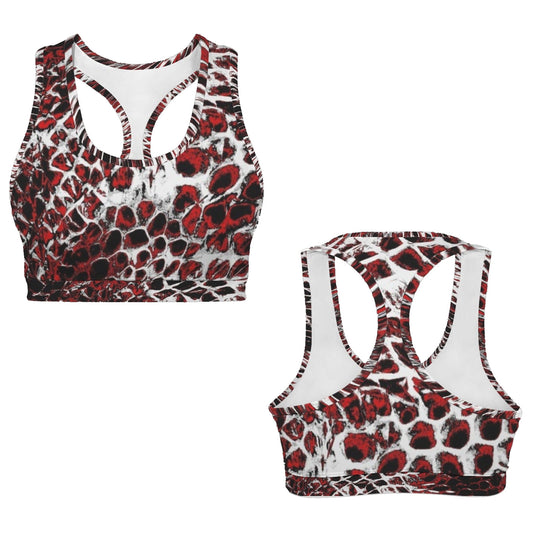 ANTIBrand Activewear Basilisk Skin Gym Crop Top