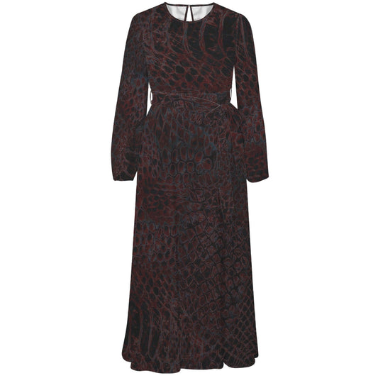 ANTIBrand Misfits Rack - Wyvern Skin Maxi Dress - S (Best Fits UK 10–12)