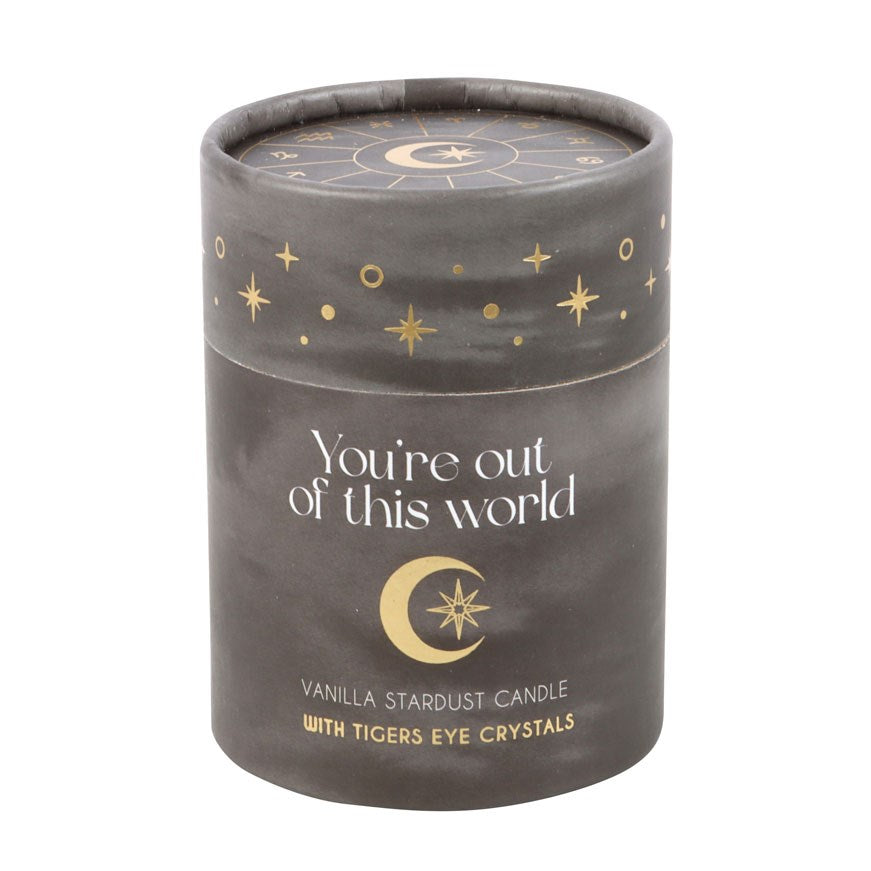 Gothic Gifts Vanilla Stardust Crystal Chip Candle - Kate's Clothing