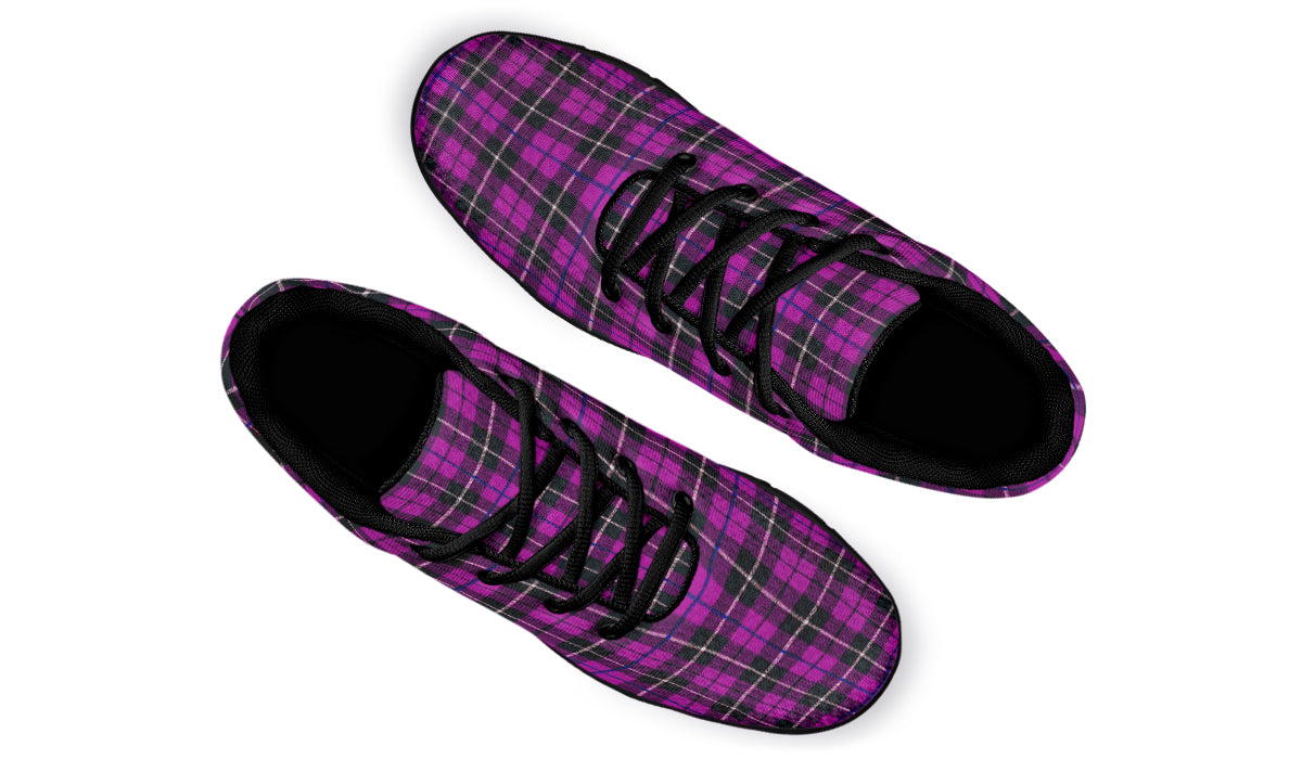 ANTIBrand – Pink Punk Tartan Active Trainers