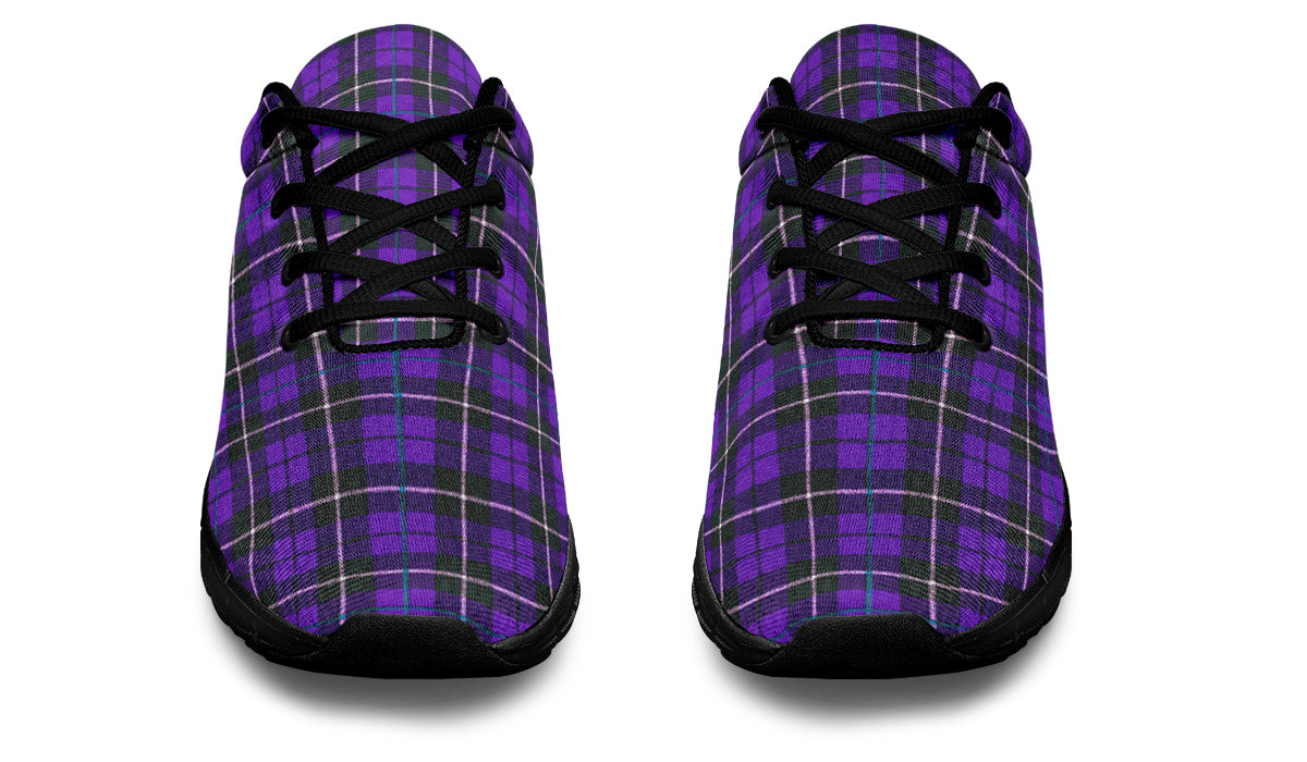 ANTIBrand Active Trainers – Purple Tartan