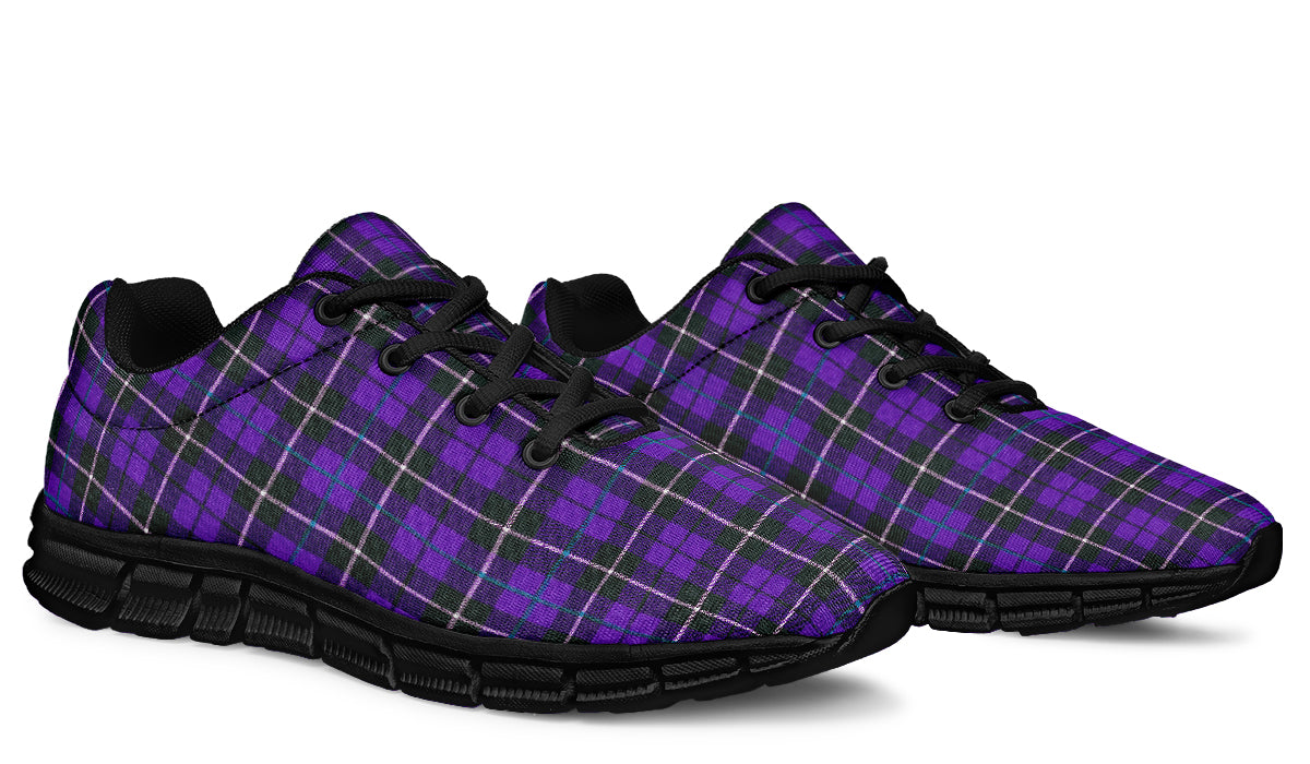 ANTIBrand Active Trainers – Purple Tartan