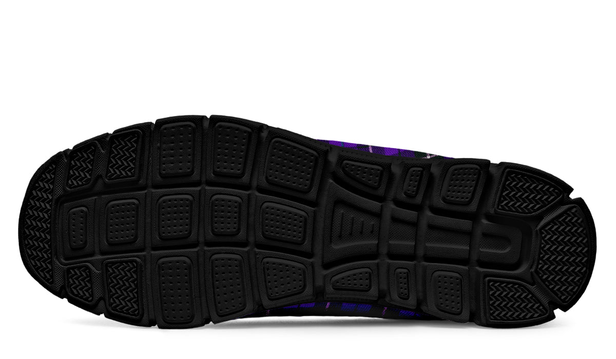 ANTIBrand Active Trainers – Purple Tartan