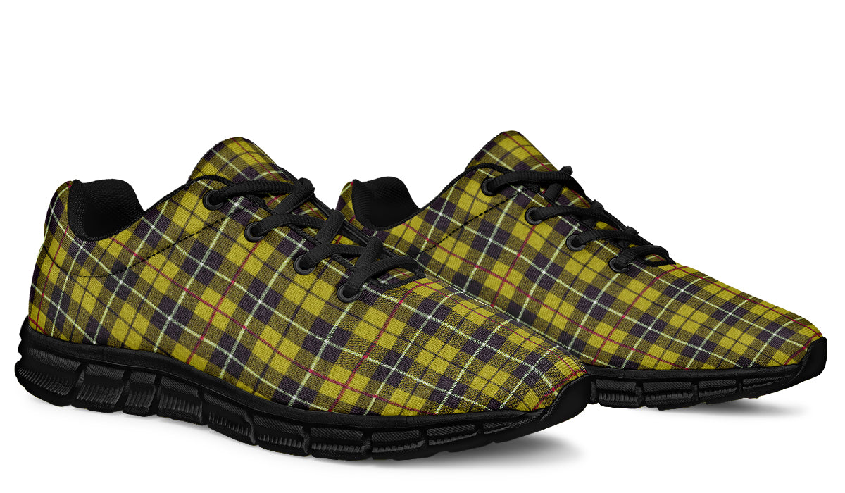 ANTIBrand – Yellow Tartan Active Trainers