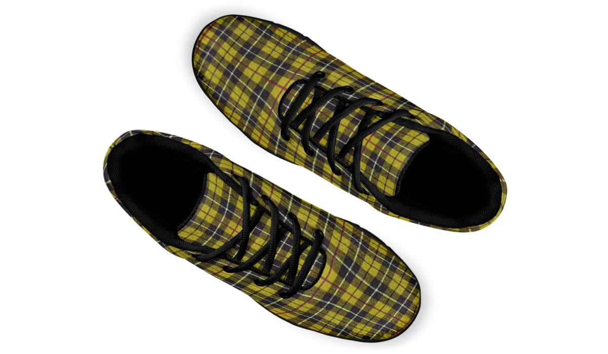 ANTIBrand – Yellow Tartan Active Trainers