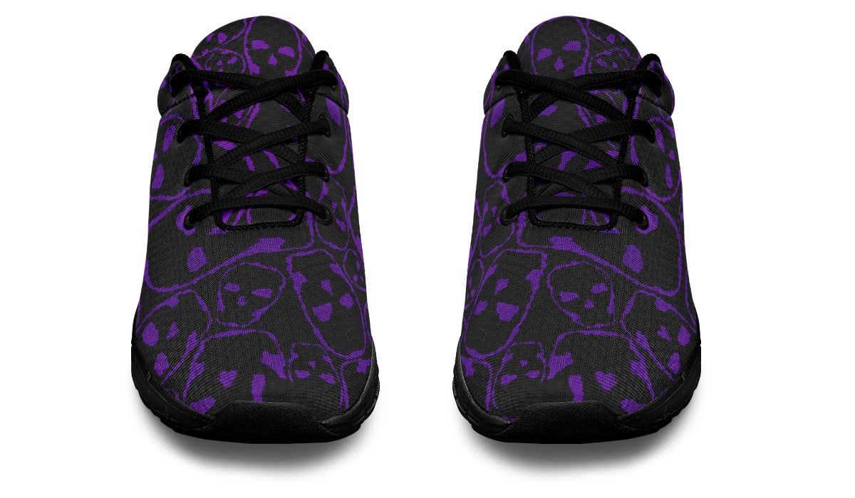 ANTIBrand Tumbling Purple Skulls Active Trainers