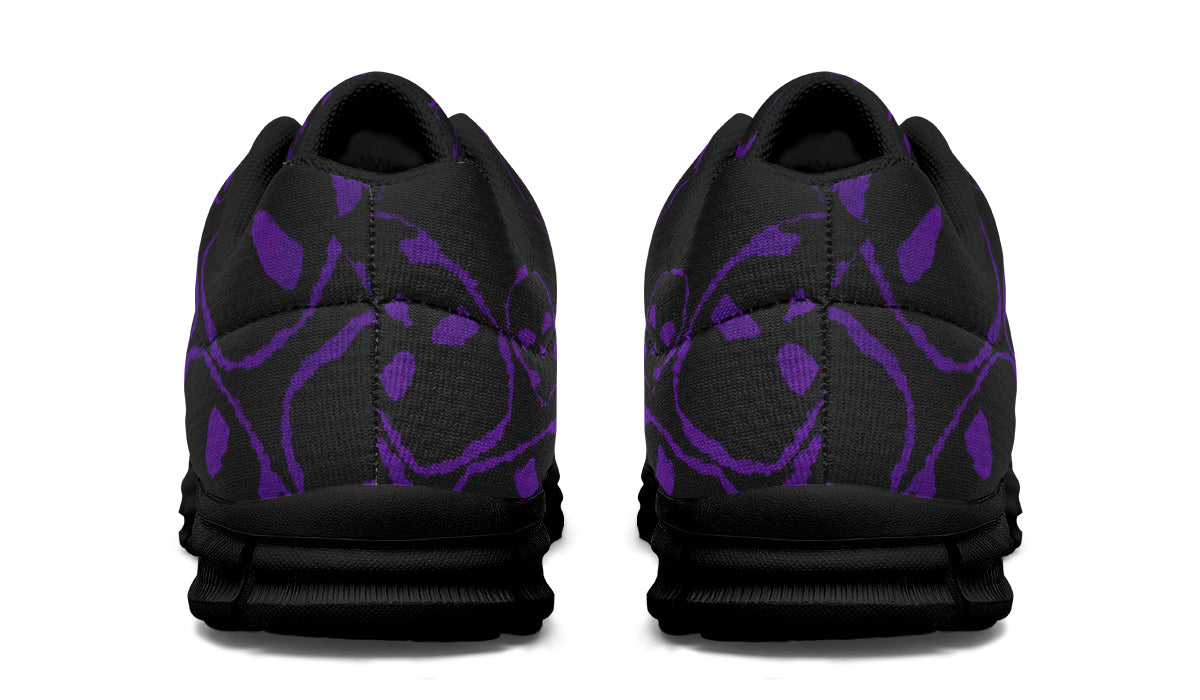 ANTIBrand Tumbling Purple Skulls Active Trainers