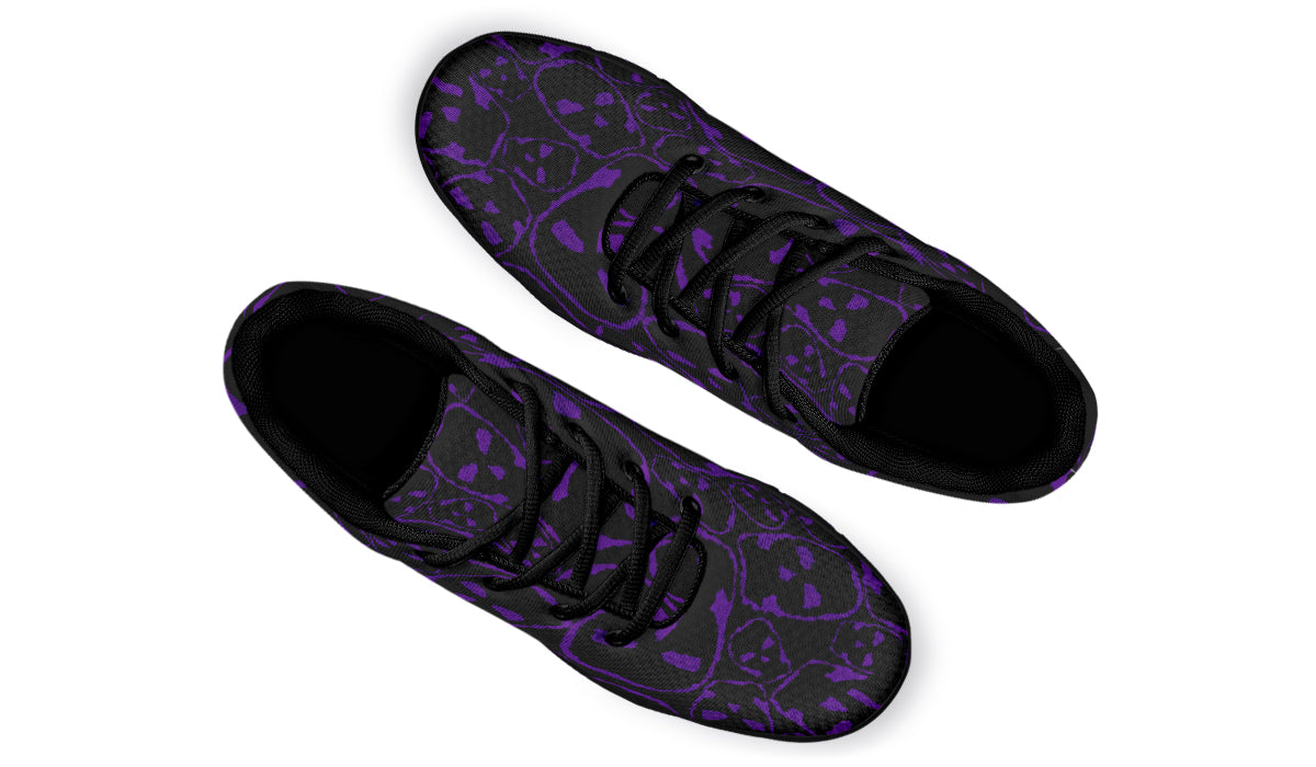 ANTIBrand Tumbling Purple Skulls Active Trainers