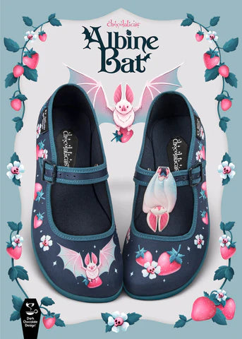 Hot Chocolate Alpine Bat Mary Jane Flats - Kate's Clothing