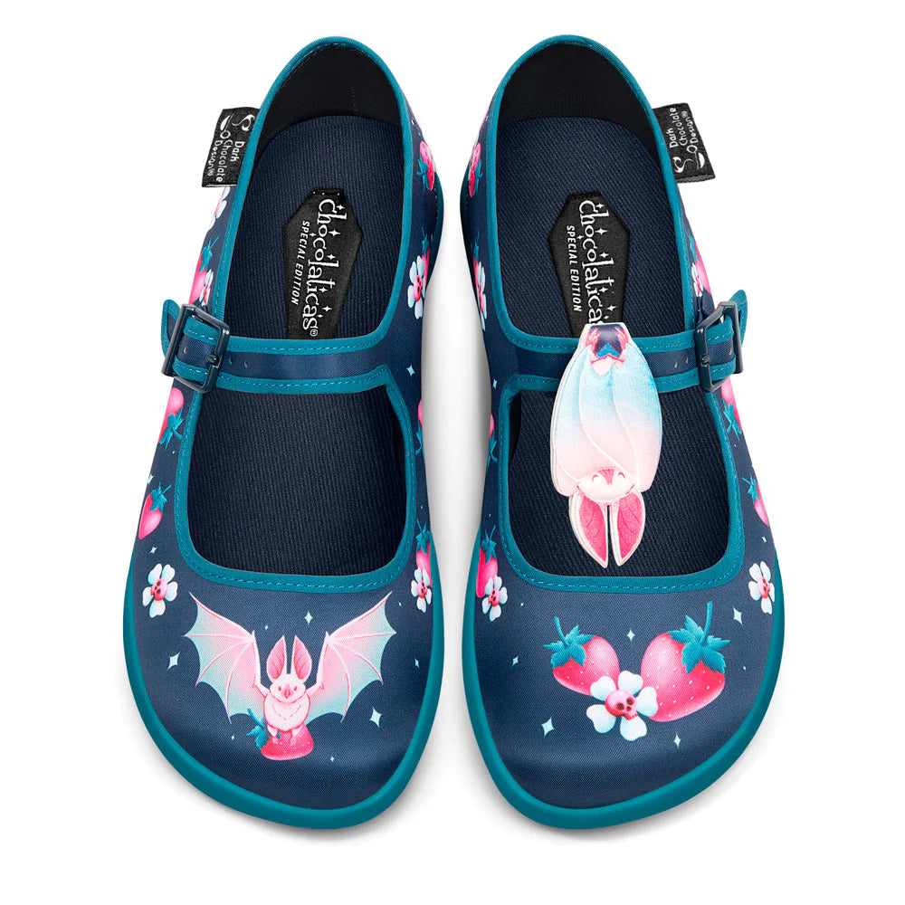Hot Chocolate Alpine Bat Mary Jane Flats - Kate's Clothing