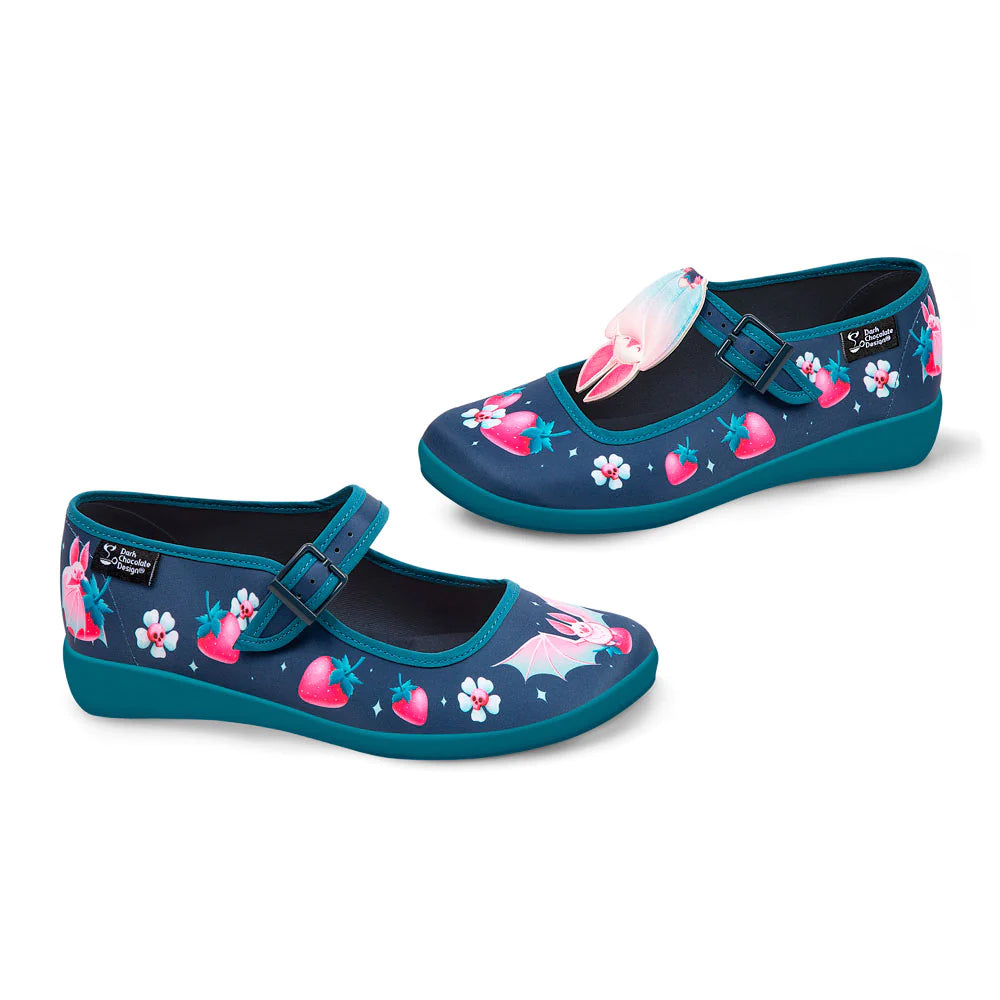 Hot Chocolate Alpine Bat Mary Jane Flats - Kate's Clothing
