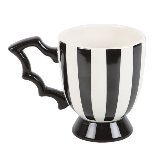 Gothic Gifts Striped Bat Wing Teacup - Kate's Clothing