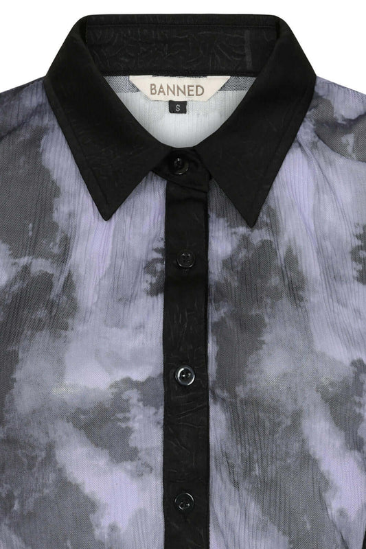 Banned Apparel Selene Mesh Blouse - Kate's Clothing