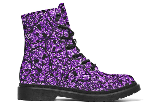 ANTIBrand Amethyst Annihilation Combat Boots – Purple