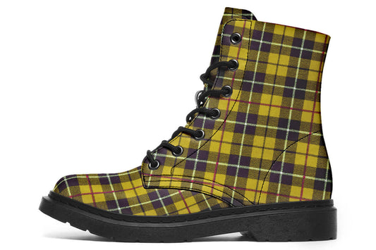 Yellow Tartan Vegan Boots – ANTIBrand
