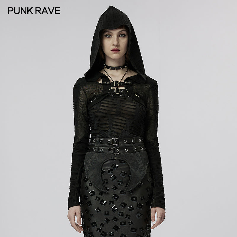 Punk Rave Brizrae Hooded Bolero - Kate's Clothing