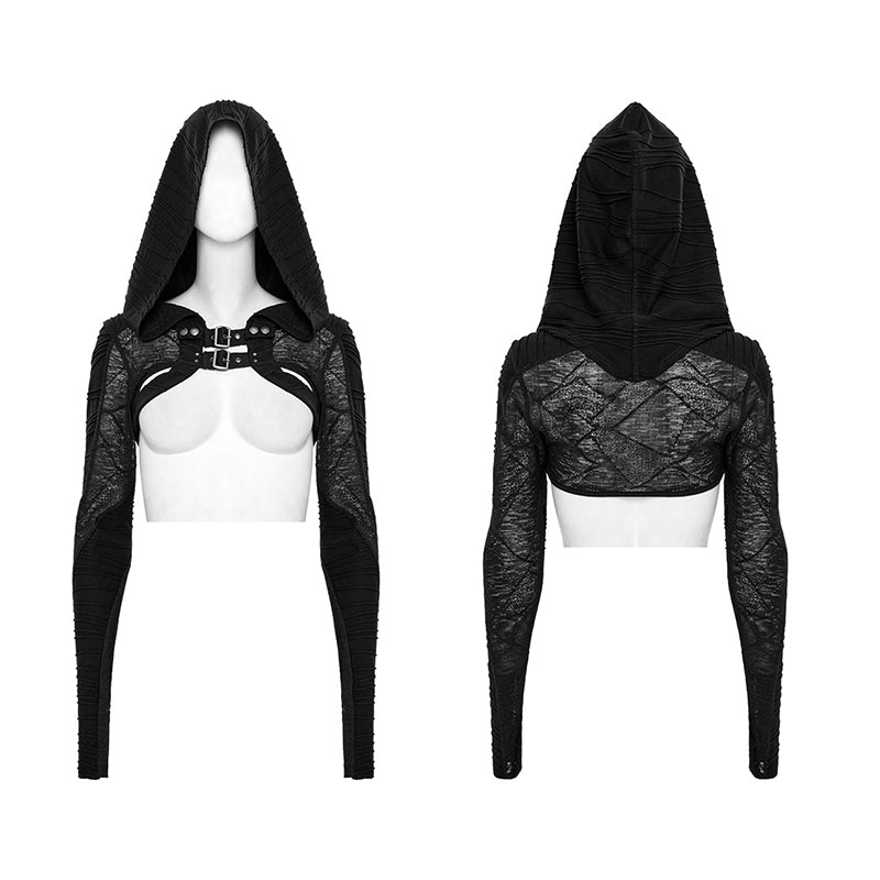 Punk Rave Brizrae Hooded Bolero - Kate's Clothing