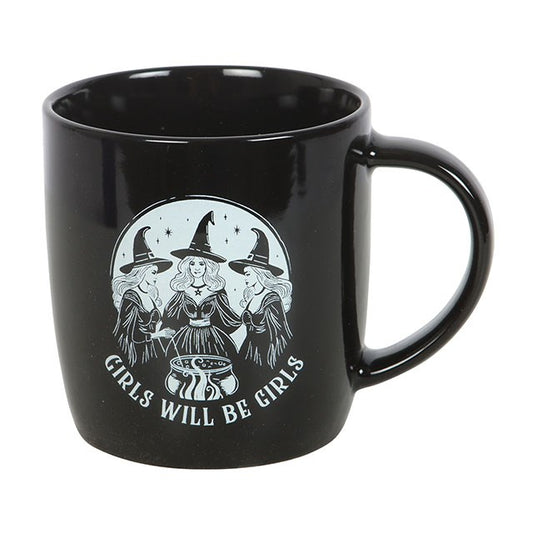 Gothic Gifts Girls Will Be Girls Witch Mug
