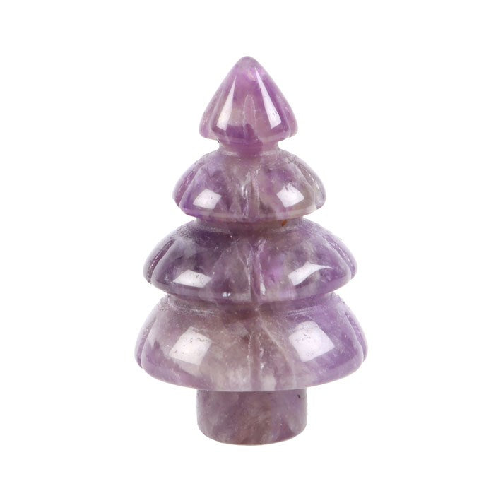 Gothic Gifts Amethyst Crystal Christmas Tree in a Bag - Kate's Clothing