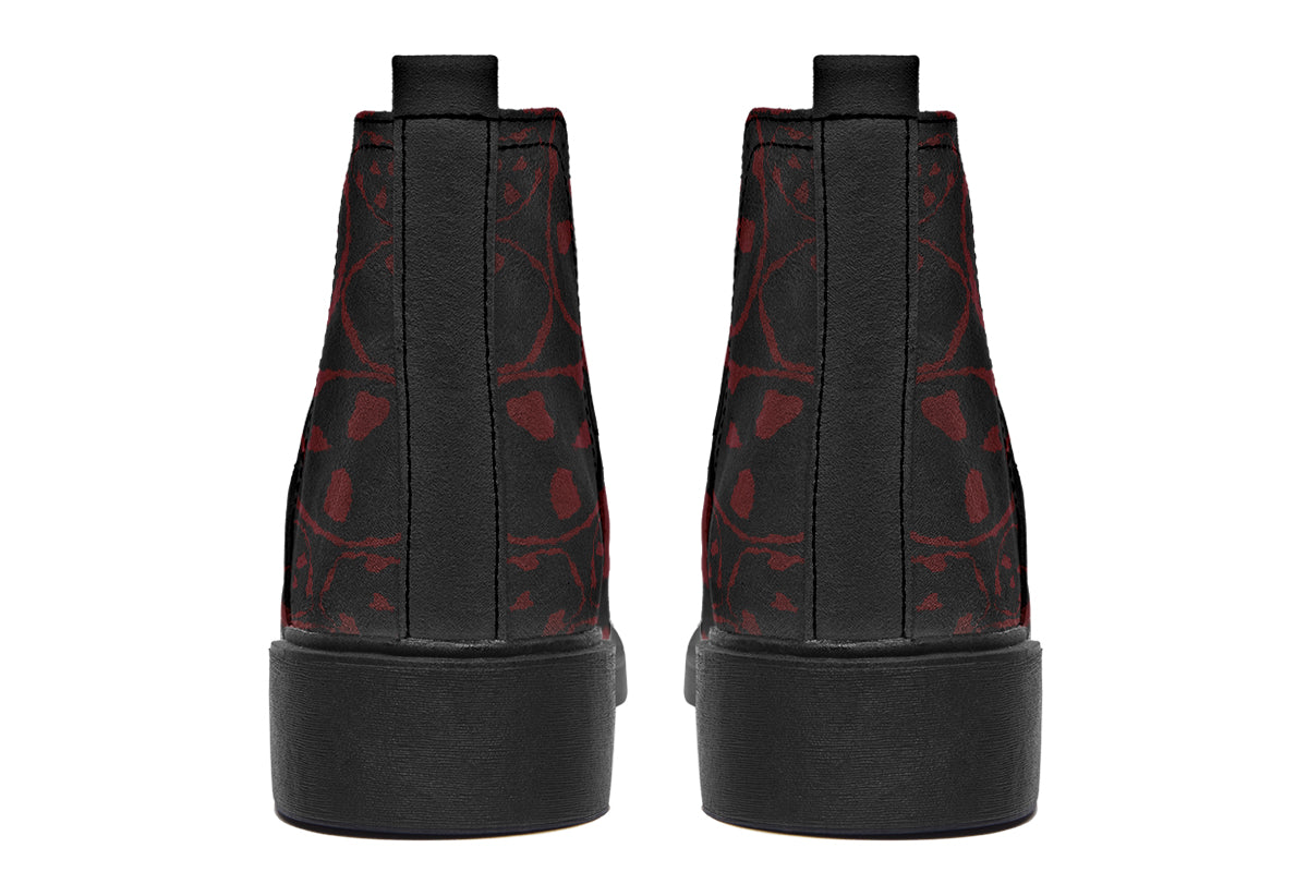 ANTIBrand The Tumbling Blood Skulls Chelsea Boots