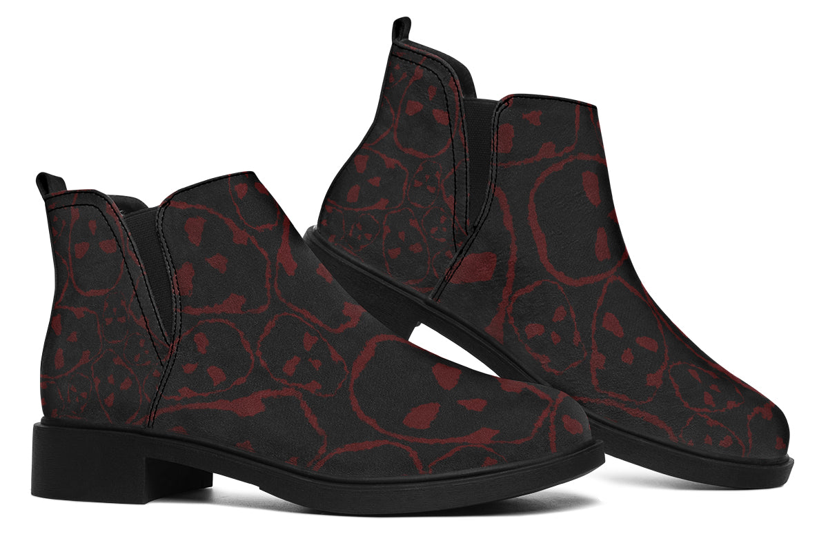 ANTIBrand The Tumbling Blood Skulls Chelsea Boots