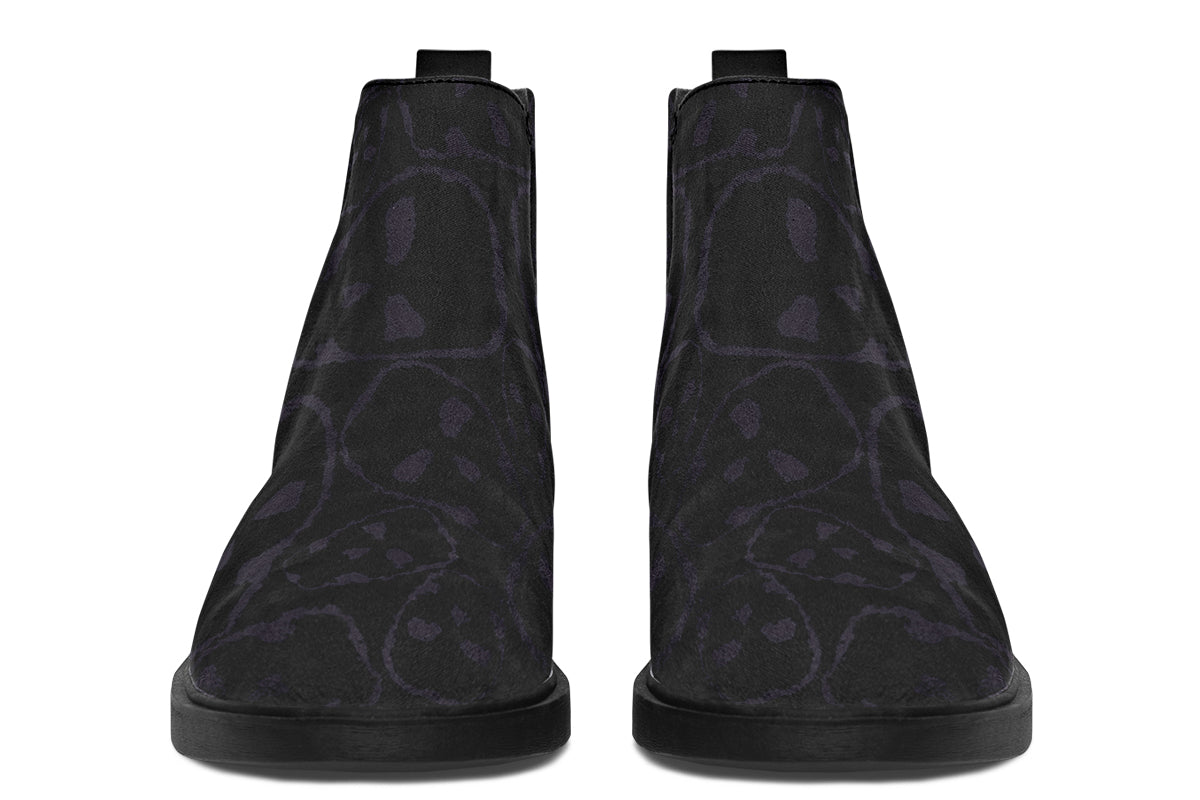 ANTIBrand The Tumbling Skulls of Darkness Chelsea Boots